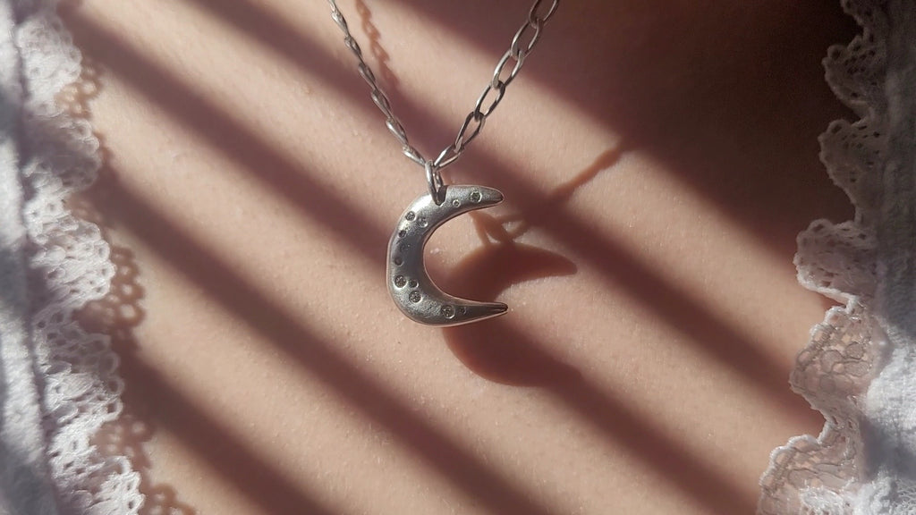 Waxing Crescent Charm